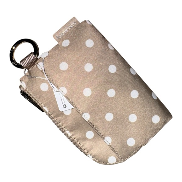 Lululemon Clippable Card Pouch, Sheer Oak (Sold Out) NWT - Picture 2 of 4